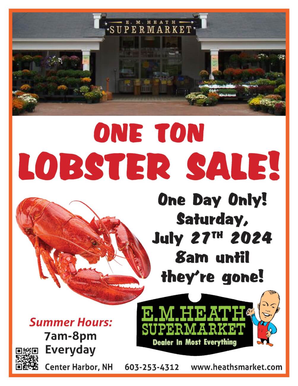 One Ton Lobster Sale