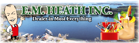 A theme logo of EM Heath Inc